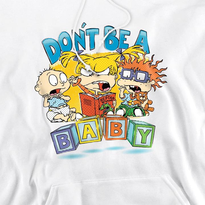 Immagine prodotto Rugrats Don't Be A Baby Felpa con Cappuccio Blocchi Uomo (L)