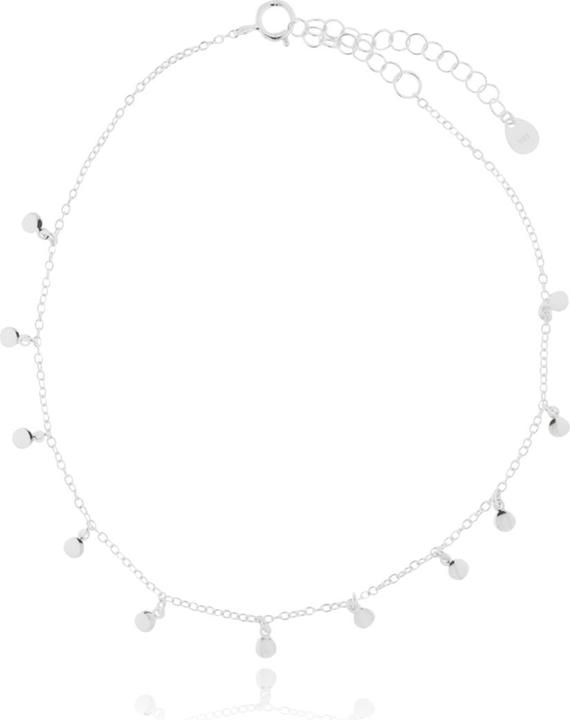 Leyda Fusskette Plaquette (Silber 925, 25.50 cm)