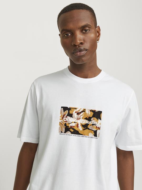 Actual product image Jack & Jones Jorvesterbro Newton Boxfront Tee Ss Bf (L)