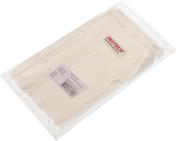 Actual product image Fastech ETK-7-2 Cabel Strap, white (Velcro cable ties, 200 mm, 100 pcs.)