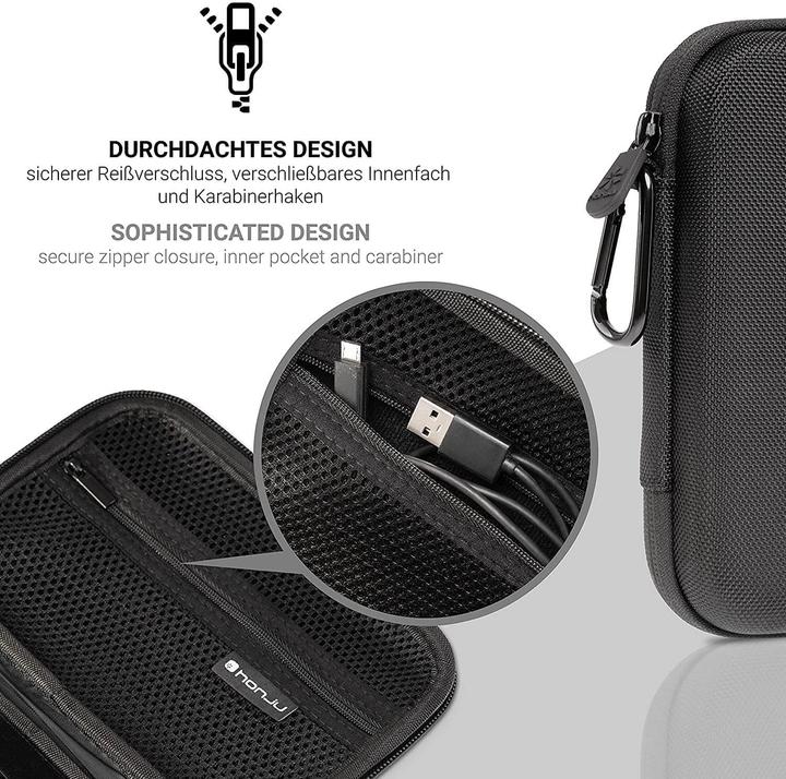 Actual product image Honju BIKE hard-shell protective bag for BOSCH eBIKE charger