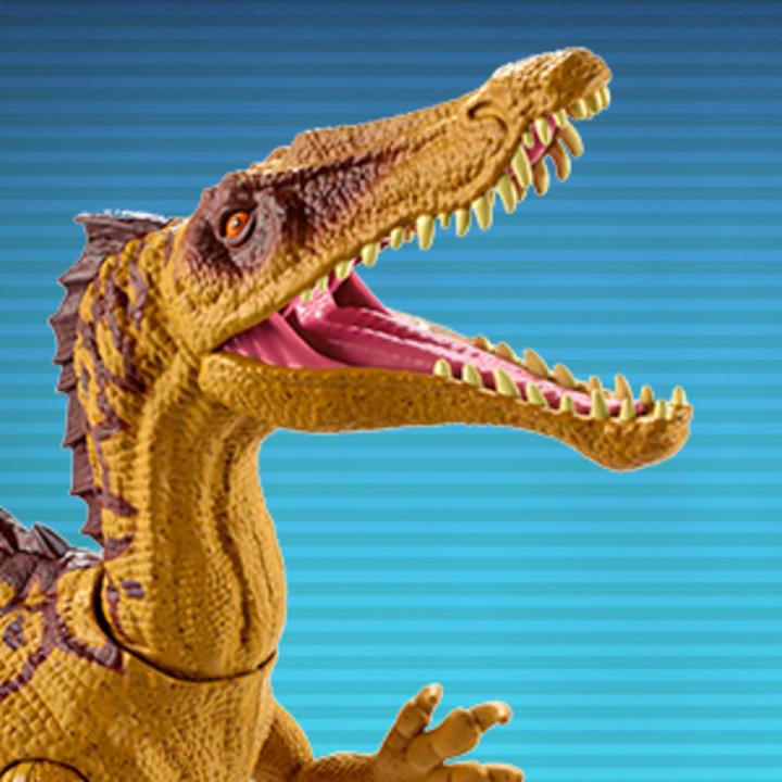 Produktbild Mattel Jurassic World Dino Rivals Mega Doppel-Attacke Suchomimus