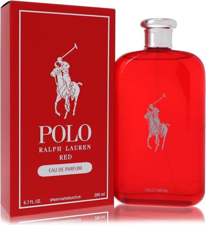 Actual product image Ralph Lauren Polo Red by Eau De Parfum Spray 200 ml (Eau de parfum, 200 ml)