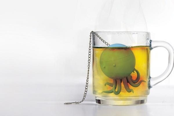 Actual product image Mustard Octeapus Tea Infuser