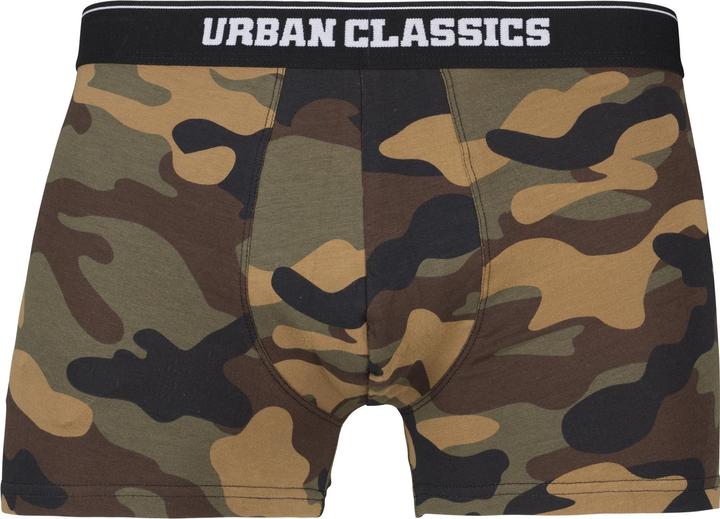 Urban Classics 2-Pack Camo Boxer Shorts