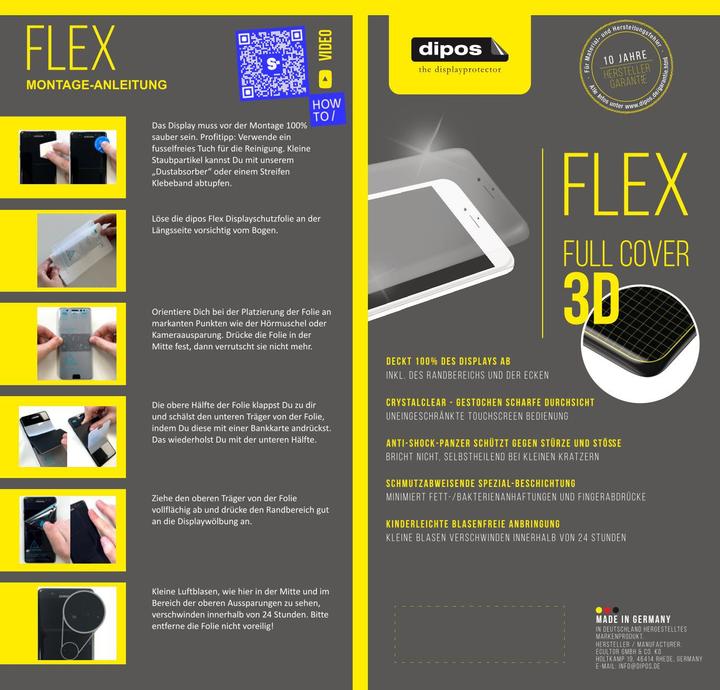 Produktbild Dipos 3D Full Cover Schutzfolie