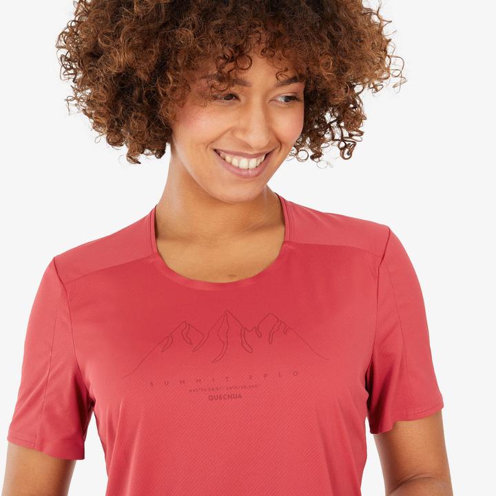 Image du produit Quechua T-shirt de randonnée femme manches courtes - MH500 (L)
