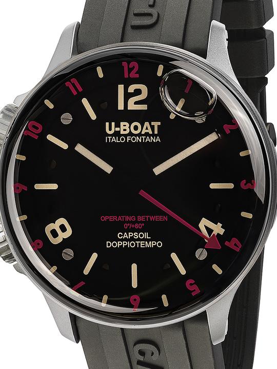 Immagine prodotto U-Boat 8839 Capsoil Doppiotempo SS GMT 45mm 10ATM (Orologio da polso analogico, 45 mm)
