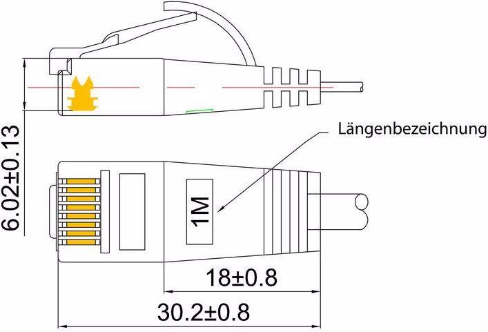 Immagine prodotto Wirewin Cavo di rete (F/FTP, CAT6, 0.15 m)