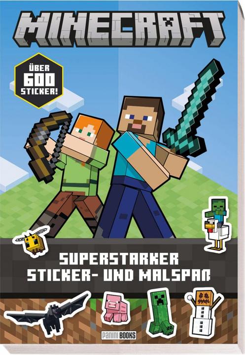 Minecraft Divertimento con adesivi e colori