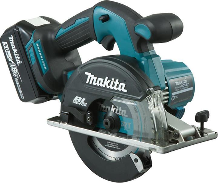 Actual product image Makita 18V Cordless Metal Circular Saw DCS551RTJ