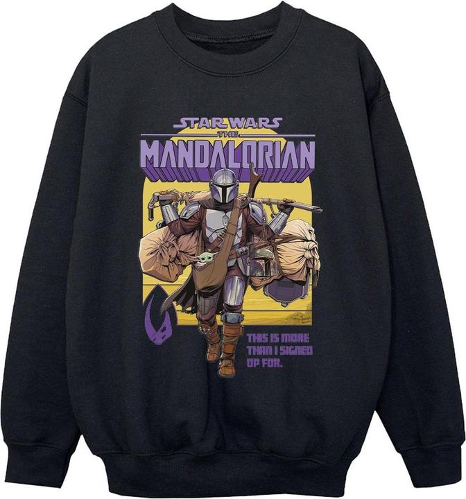 Produktbild Star Wars The Mandalorian More Than I Signed Up For Sweatshirt Jungen (152, 158)