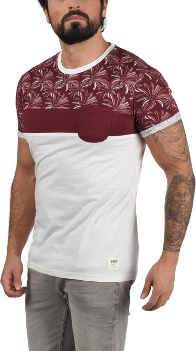 Immagine prodotto Solid Florian T-Shirt Con Disegno Maglietta A Manica Corta Da Uomo Con Girocollo In Cotone 100% (XL)