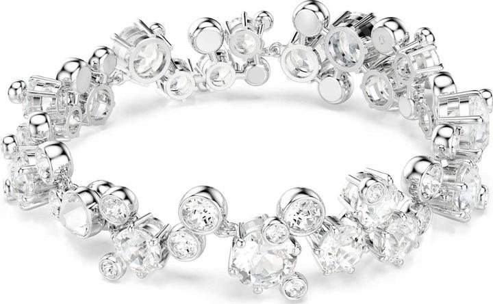 Immagine prodotto Swarovski Constella Armband Verschiedene Schliffe Weiss Rhodiniert (Metallo Swarovski)