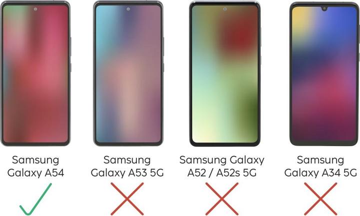 Image du produit Hama Kit de verre de protection pour Samsung Galaxy A54 5G, 3 pièces (3 pièce(s), Samsung Galaxy A54 5G)