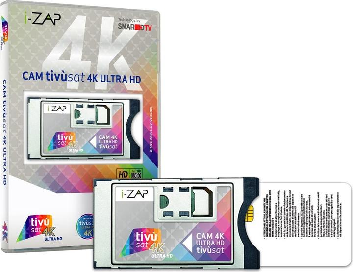 Immagine prodotto Zap Modulo Tivusat Ican 4k UHD Dvbs2 Per TV In Satellitare (Modulo CI)