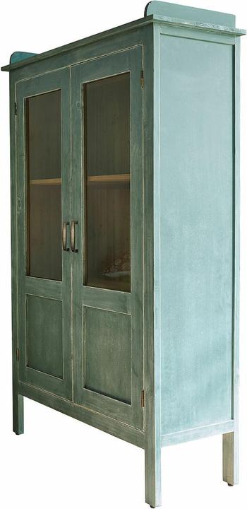 Loberon Vitrine Nouvellese grün/braun
