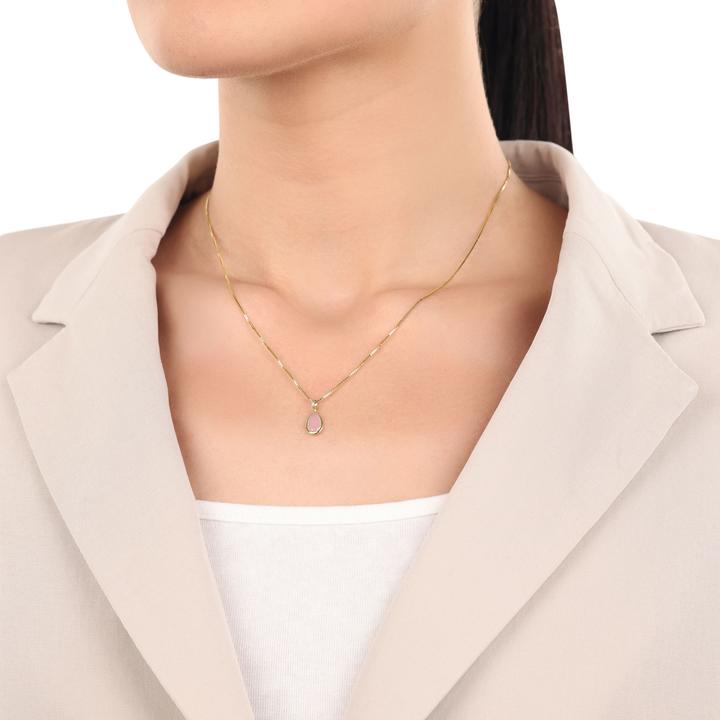 Image du produit Amor Pendentif pour femme, or 375, verre (Or 375, 9 ct)