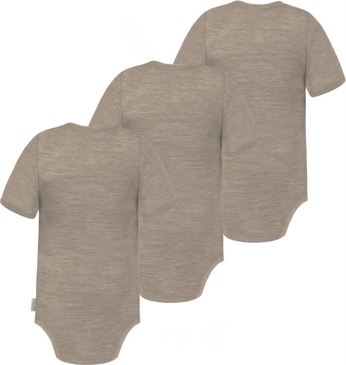 Produktbild Normani 3er Set Baby Merino Body Kurzarm „Tauranga" - 9287 (80)