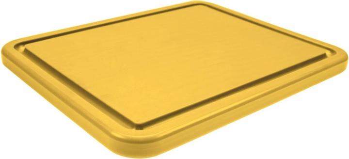 Image du produit Polypres Schneidebrett GN 1/2 26.5x32.5cm h: 2cm gelb, mit Saftrille