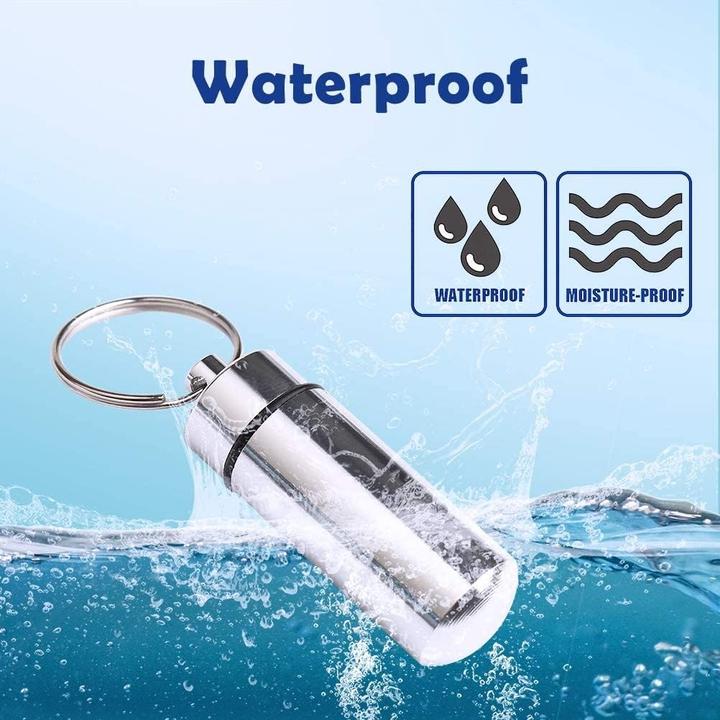 Actual product image ASMI Great pillbox with key ring