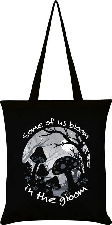 Actual product image Grindstore Some Of Us Bloom In The Gloom Tote Bag