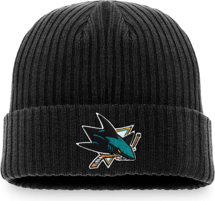 Fanatics Bonnet Core Cuff San Jose Sharks
