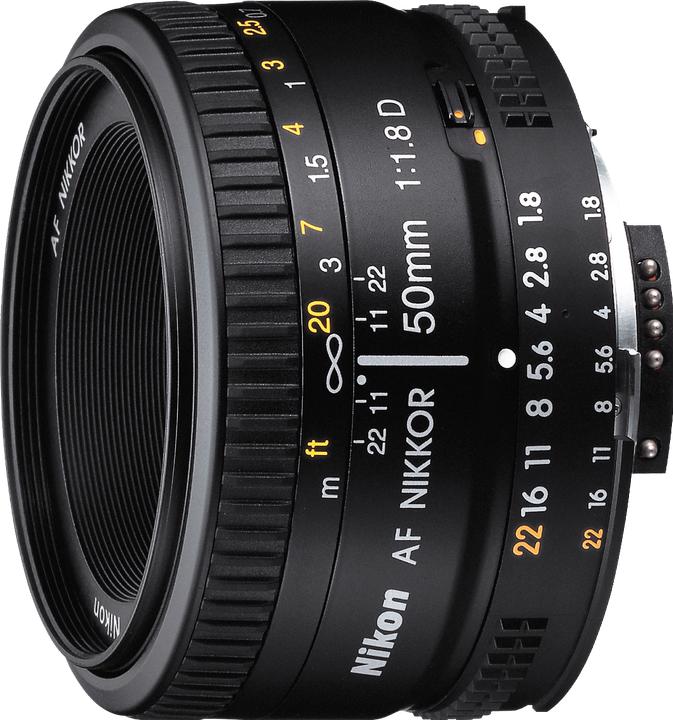Nikon Nikkor 50mm f/1.8D AF (Nikon F, Vollformat)