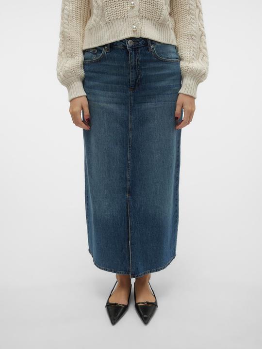 Image du produit Vero Moda VMTESSA Hohe Taille Langer Rock Jeansrock (S)