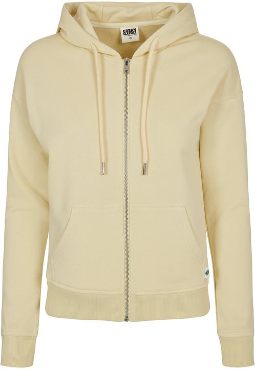 Actual product image Urban Classics Ladies Organic Terry Zip Hoody - 12384 (XS)