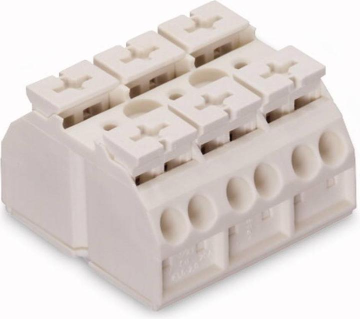 Actual product image Wago 4-wire device connection terminal. White 862-603 Content: 250 units (862-603)