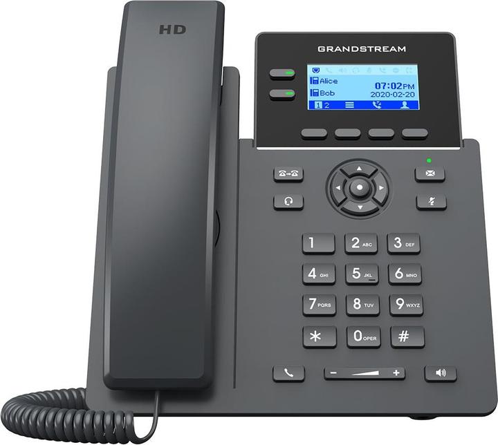Actual product image Grandstream GRP2602W | VoIP telephone | 2 lines, 4x SIP, WLAN, 2x RJ45 100Mb/s