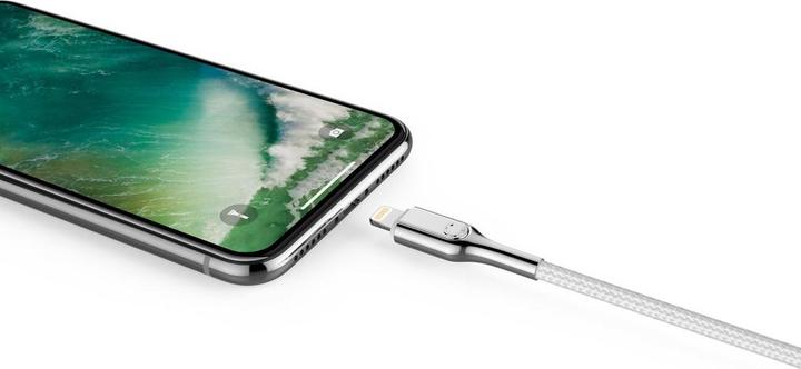 Image du produit Cygnett Câble blindé Lightning vers USB-A 2M -Wh (2 m, USB 3.0, 12 W)