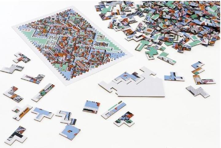 Actual product image The Tetromino City (200 pieces)