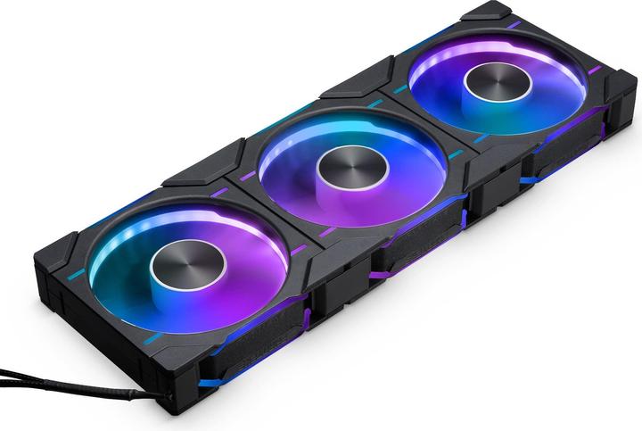 Immagine prodotto Phanteks Ventola D30 PWM a flusso d'aria inverso D-RGB, confezione da 3 pezzi - 120 mm, nero (120 mm, 3 x)