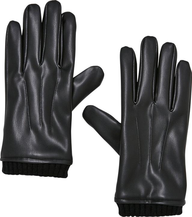 Urban Classics Synthetic Leather Basic Gloves - 20487 (L, XL)