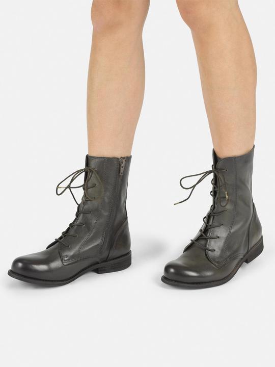 Actual product image Felmini Wide Fit W103 lace-up boot made of genuine leather, with inner zip and low heel. (40)