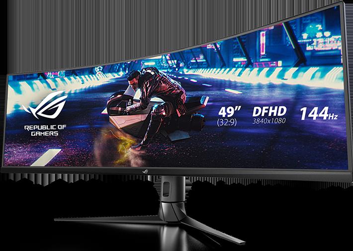 Actual product image ASUS ROG Strix XG49VQ (3840 x 1080 pixels, 49")