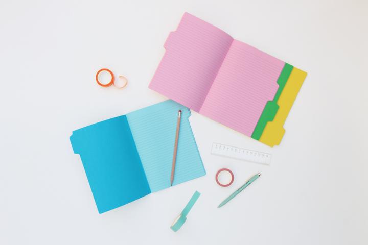 Actual product image Suck UK Tab Notebooks A5 Colourful (A5, Lined, Soft cover)
