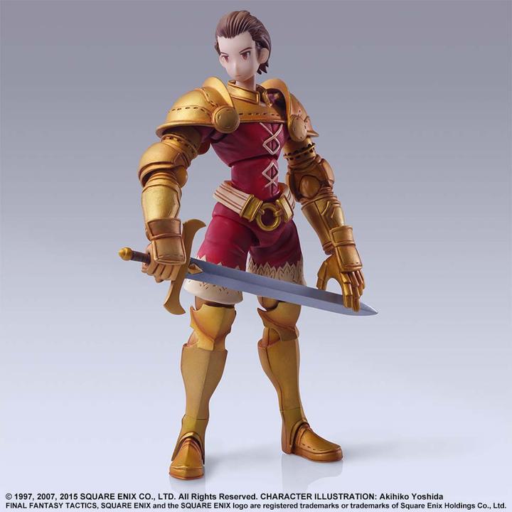 Actual product image Square Enix Final Fantasy Tactics Bring Arts action figure Delita Heiral 14 cm