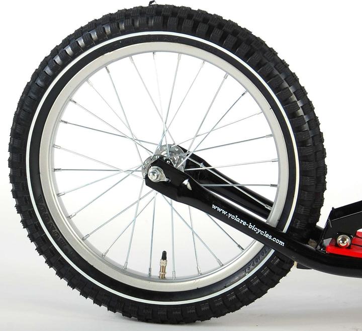 Produktbild Volare Step - Jongens en Meisjes - 16 inch - Zwart/Rood