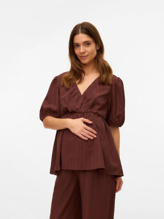 Produktbild Mamalicious Normal geschnitten Rundhals Top Bluse (XL)