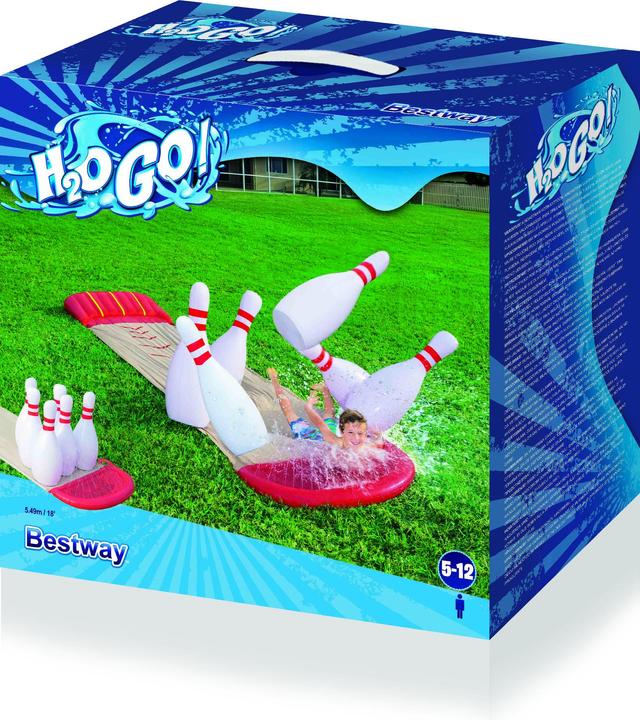 Immagine prodotto Bestway Scivolo d'acqua con bowling (5.49 m)