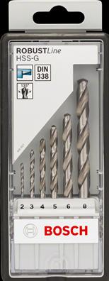 Actual product image Bosch Professional Zubehör PRO Metal HSS-G twist drill set, 19 pcs. (1 mm, 1.5 mm, 10 mm, 2 mm, 2.5 mm, 3 mm, 3.5 mm, 4 mm, 4.5 mm, 5 mm, 5.5 mm, 6 mm, 6.5 mm, 7 mm, 7.5 mm, 8 mm, 8.5 mm, 9 mm, 9.5 mm)
