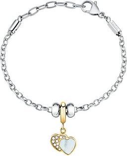 Morellato - Beautiful steel bracelet with Drops hearts SCZ1371