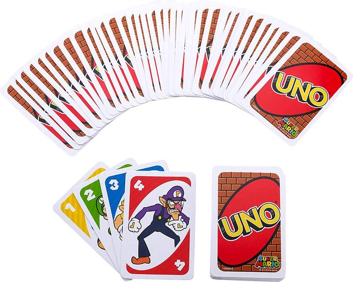 Productafbeelding Mattel Games UNO Mario Kart (Engels, Spaans)
