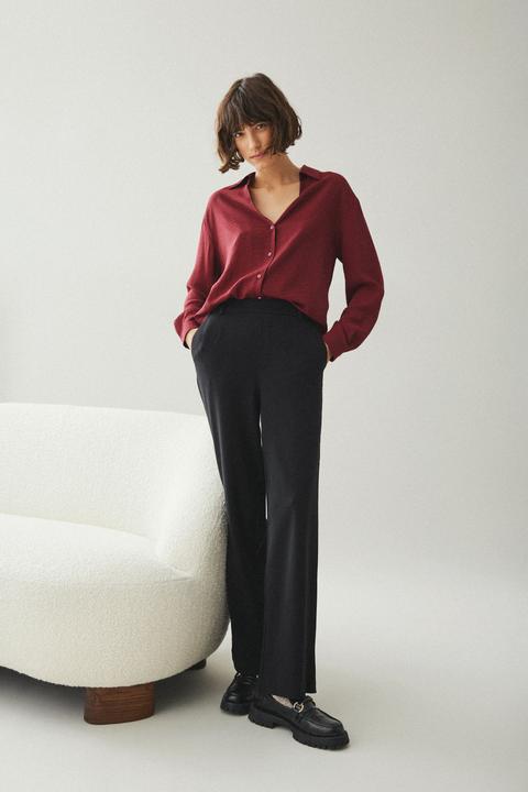 Actual product image Vila High Waist Trousers with Wide Leg (36)