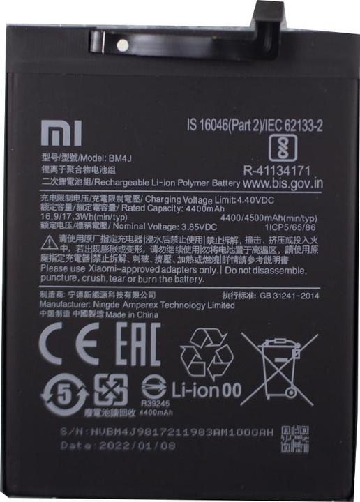 Image du produit Xiaomi Batterie Li-ion BM4J pour Redmi Note 8 Pro 46BM4JA030H8