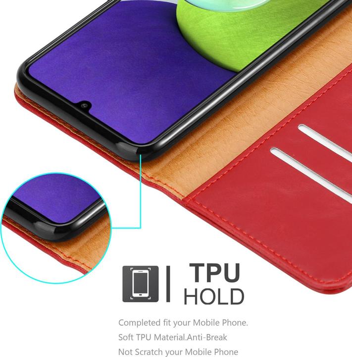 Produktbild Cadorabo Luxury Book Hülle (Samsung Galaxy M22, Samsung Galaxy A22, Samsung Galaxy A32)