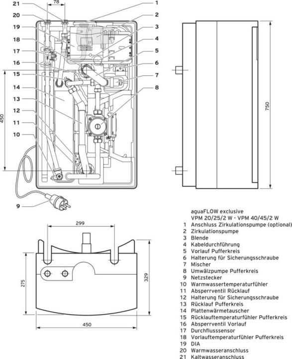 Produktbild Vaillant Trinkwasserstation